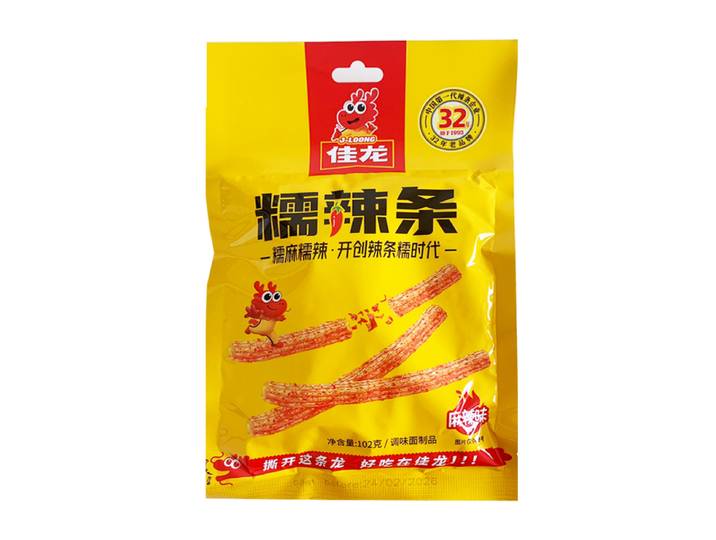 Jia Long snack épicé Latiao saveur Mala 102 g