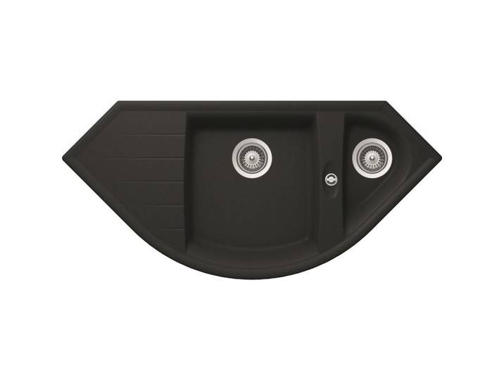 SPÜLE Arlington Schwarz 110,5x19,5cm