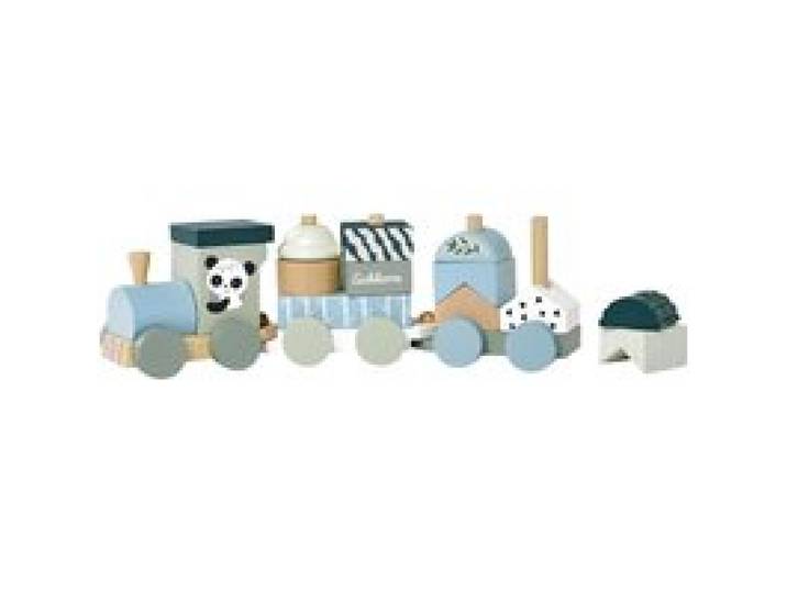 Spielzug aus Holz Panda 16-tlg.