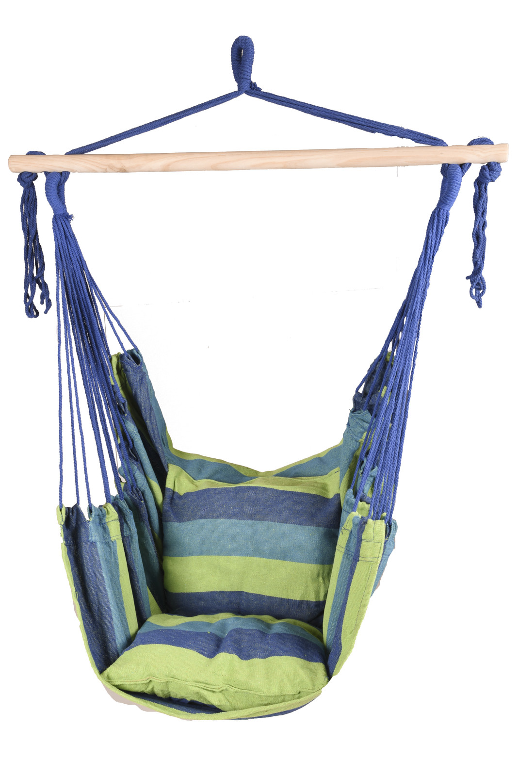 Garden Pleasure Terrasstoel Blauw van Hout en Textiel