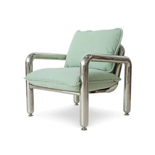 HKliving Loungefauteuil Chrome