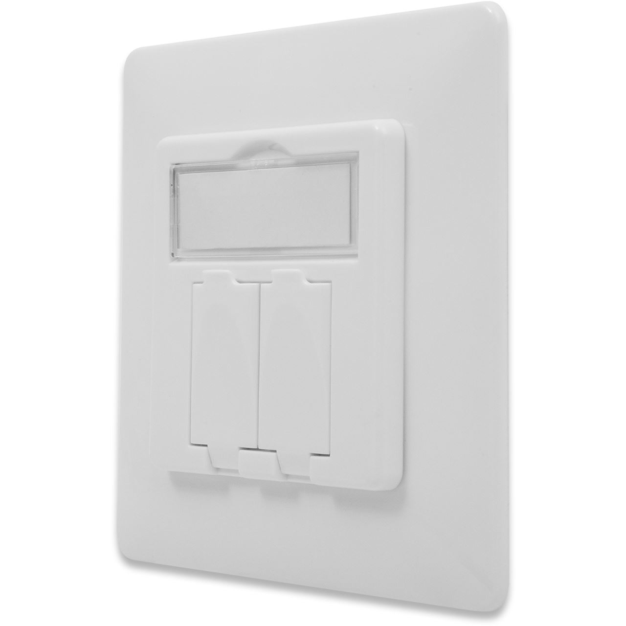 DIGITUS Leerdose für Keystone Module, 2-fach, reinweiß (DN-93831)