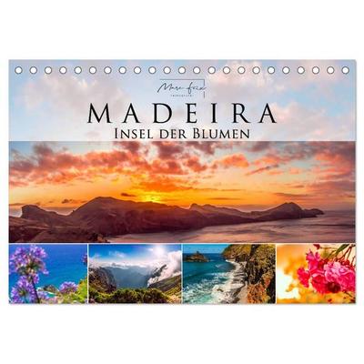 Madeira - Insel der Blumen 2027 (Tischkalender 2027 DIN A5 quer), CALVENDO Monatskalender