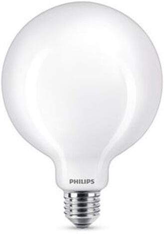 Philips lâmpada LED E27 G120 fosca luz quente 7W   60W