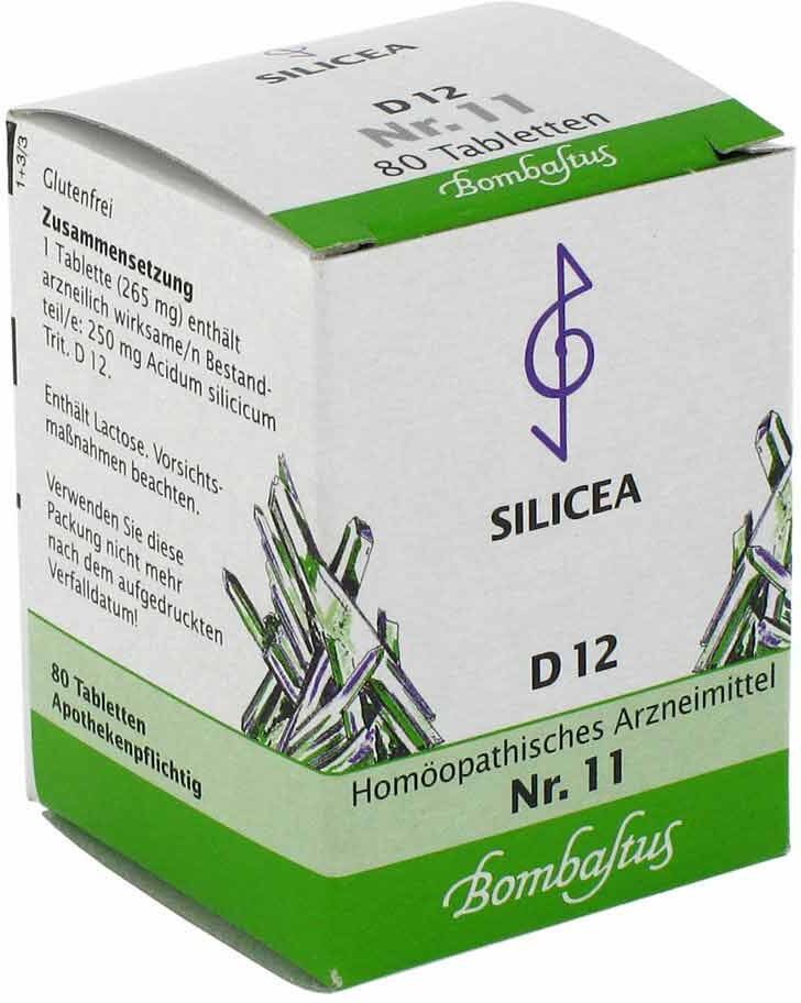 Bombastus Biochemie 11 Silicea D12 Tabletten 80stk