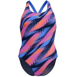 SPEEDO Damen Schwimmanzug Womens Allover Digital Powerback, Größe 36 in Pink Pink