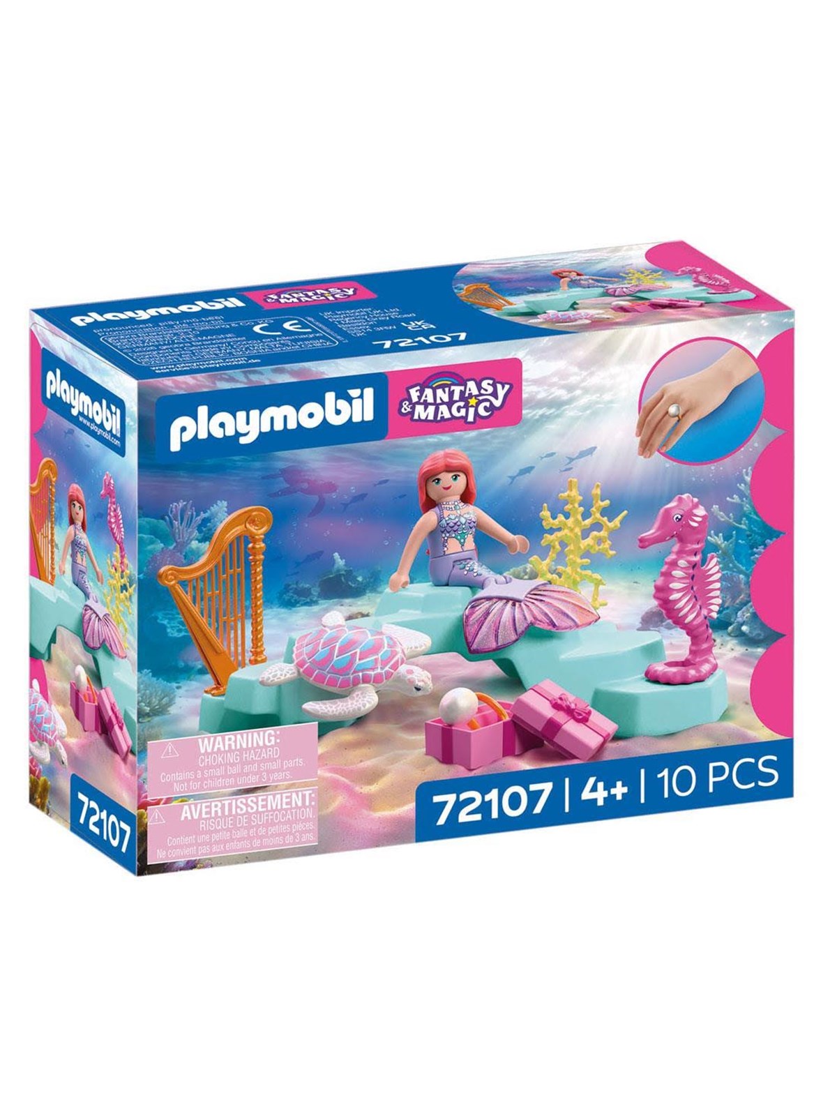 Playmobil Fantasie & Magie - Fantasy & Magic Mermaid with Gift - 72107