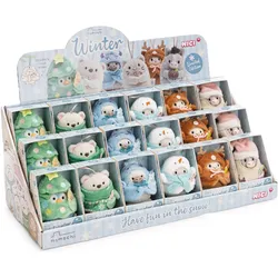 NICI Sortiment Kuscheltier mymochi 8cm in Ges (34 cm)