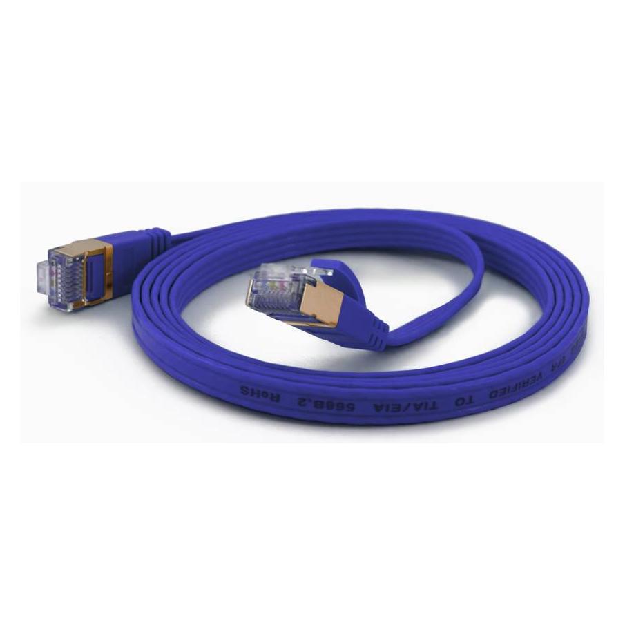 Wantec Flaches CAT6A FTP Patchkabel (F/UTP, CAT6a, 1 m) (7019)