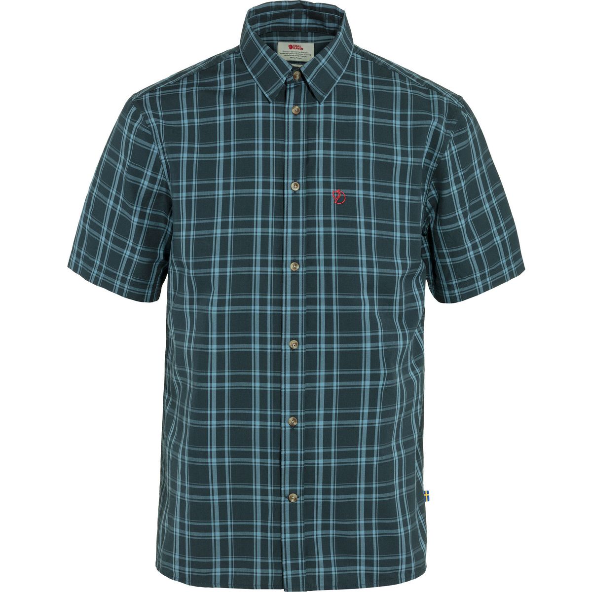 Fjällräven övik Lite Shirt SS M dark navy-dawn blue (555-543) M F87038-555-543-M