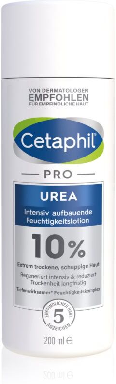 Cetaphil Pro Urea 10% Lotion émulsion rénovatrice hydratante 200 ml