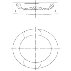 Kolben MAHLE 037 PI 00107 000
