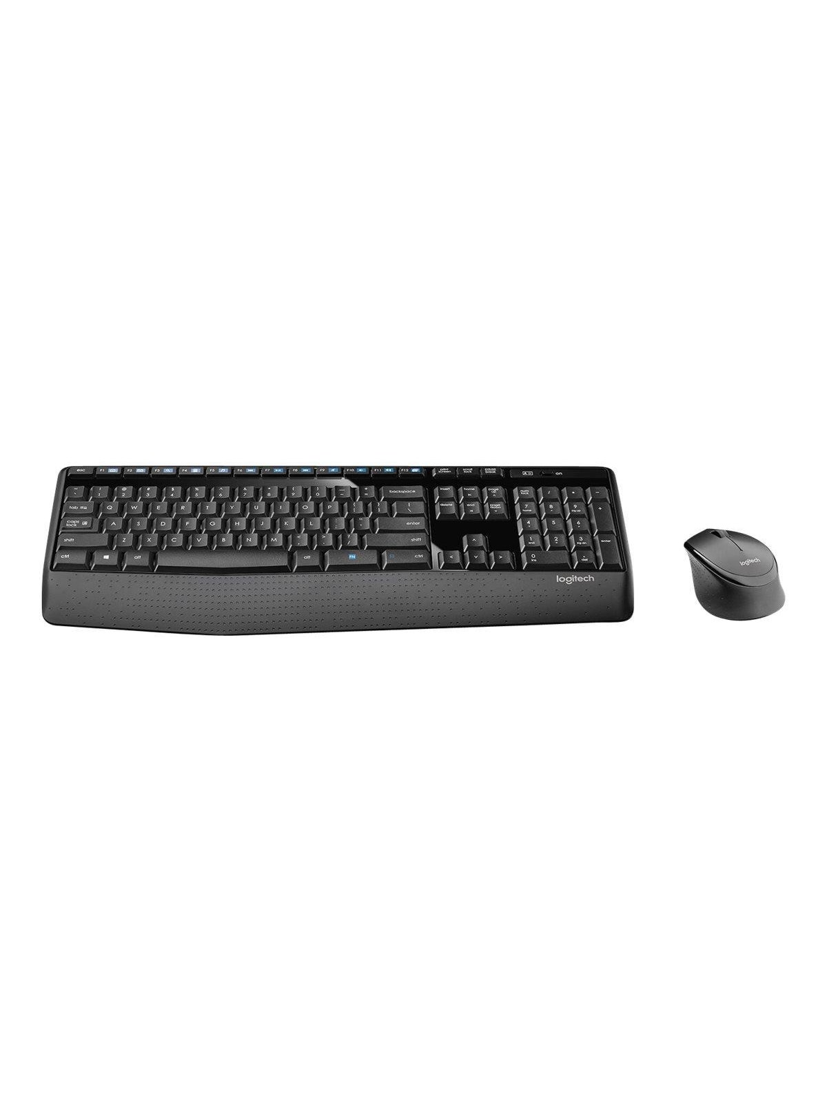 Logitech Wireless Combo MK345 - Tastatur & Maus Set - Französisch - Schwarz