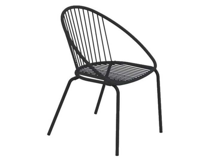 Vermobil Aria Stapelstuhl Stahl Schwarz