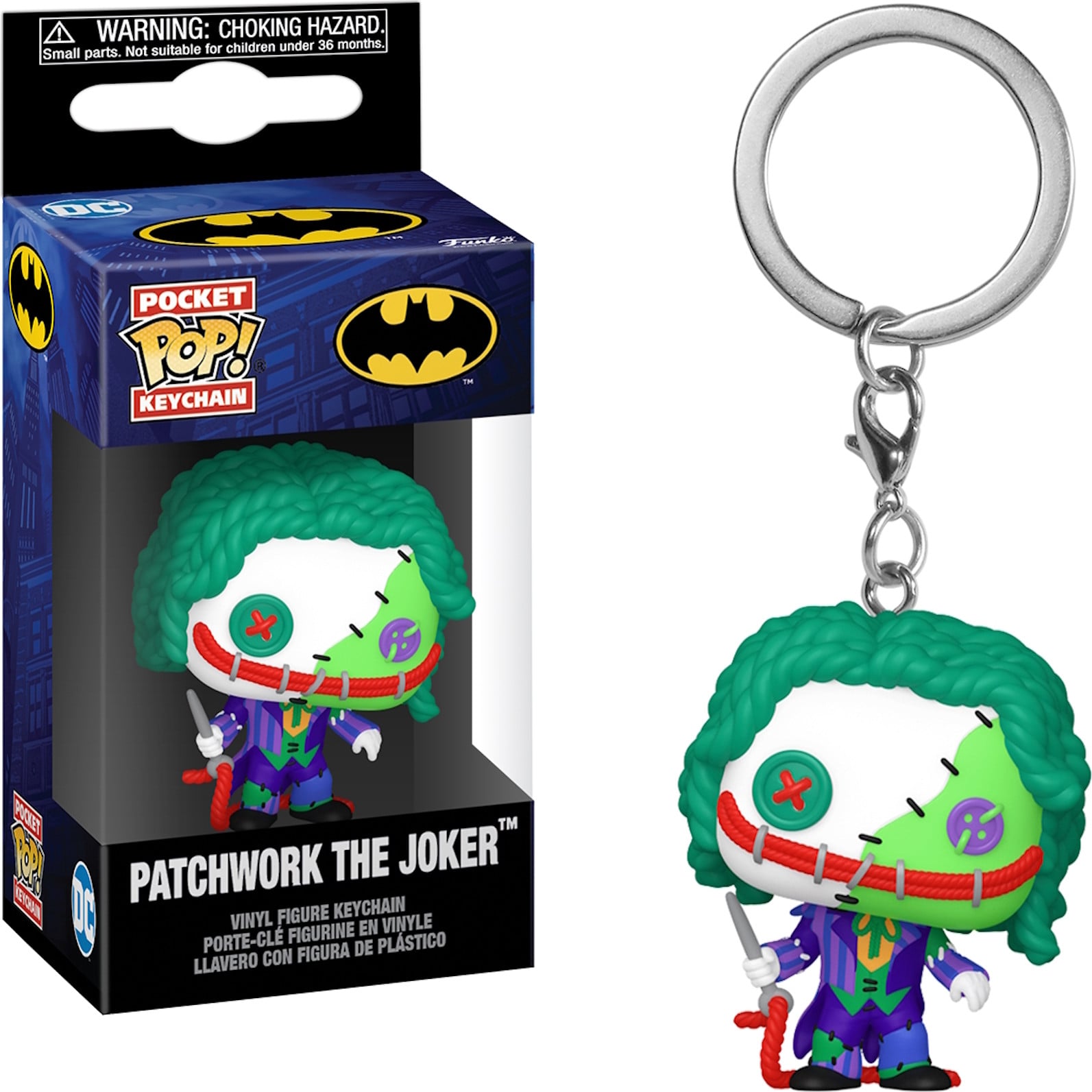 Funko Pocket POP! Patchwork JOKER sleutelhanger