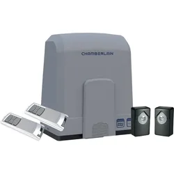 Chamberlain Hoftorantrieb Modell CHSL400EVC, bis 4 Meter Torbreite, max. 400 Kg mit 3,96 m Zahnstangen