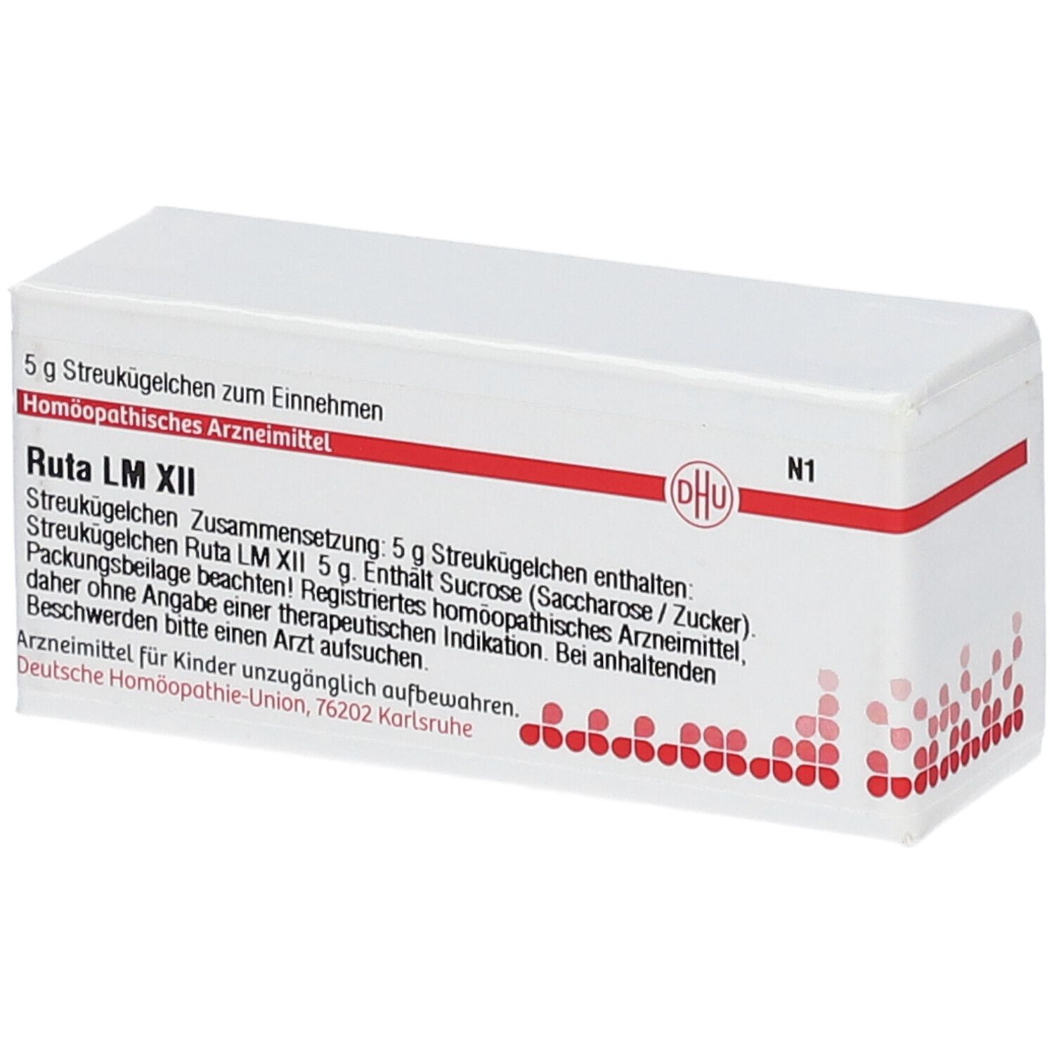 Ruta LM XII Globuli 5 g