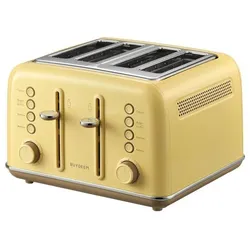 Buydeem Toster 4 Slice Toaster, model DT640E, color Mellow Yellow, EU, Toaster, Gelb