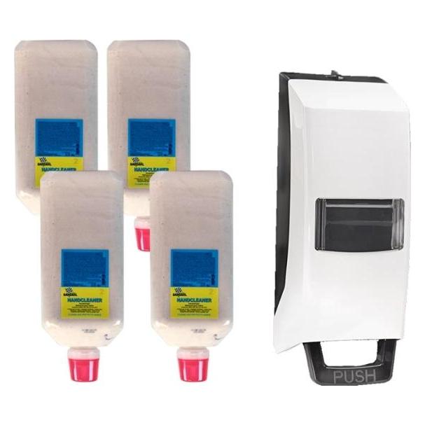 Bardahl Håndrens 4L - 4 stk. Incl. Dispenser (SA60354)