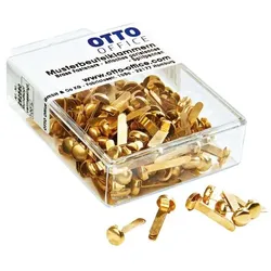 OTTO Office Musterbeutel-Klammern, goldfarben - 100 Stück gold