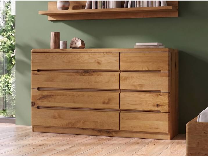 Kommode Wildeiche „Marlon“ 150 cm Massivholz Wildeiche