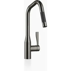 Dornbracht SYNC Einhebelmischer mit Pull-down-Brause, Ausladung 240mm, 33875895-19, Farbe: Dark Chrome