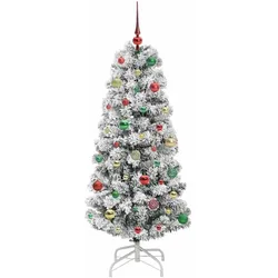 vidaXL, Weihnachtsbaum, Selma (mit LEDs und mehrfarbigen Bällen) (150 cm)
