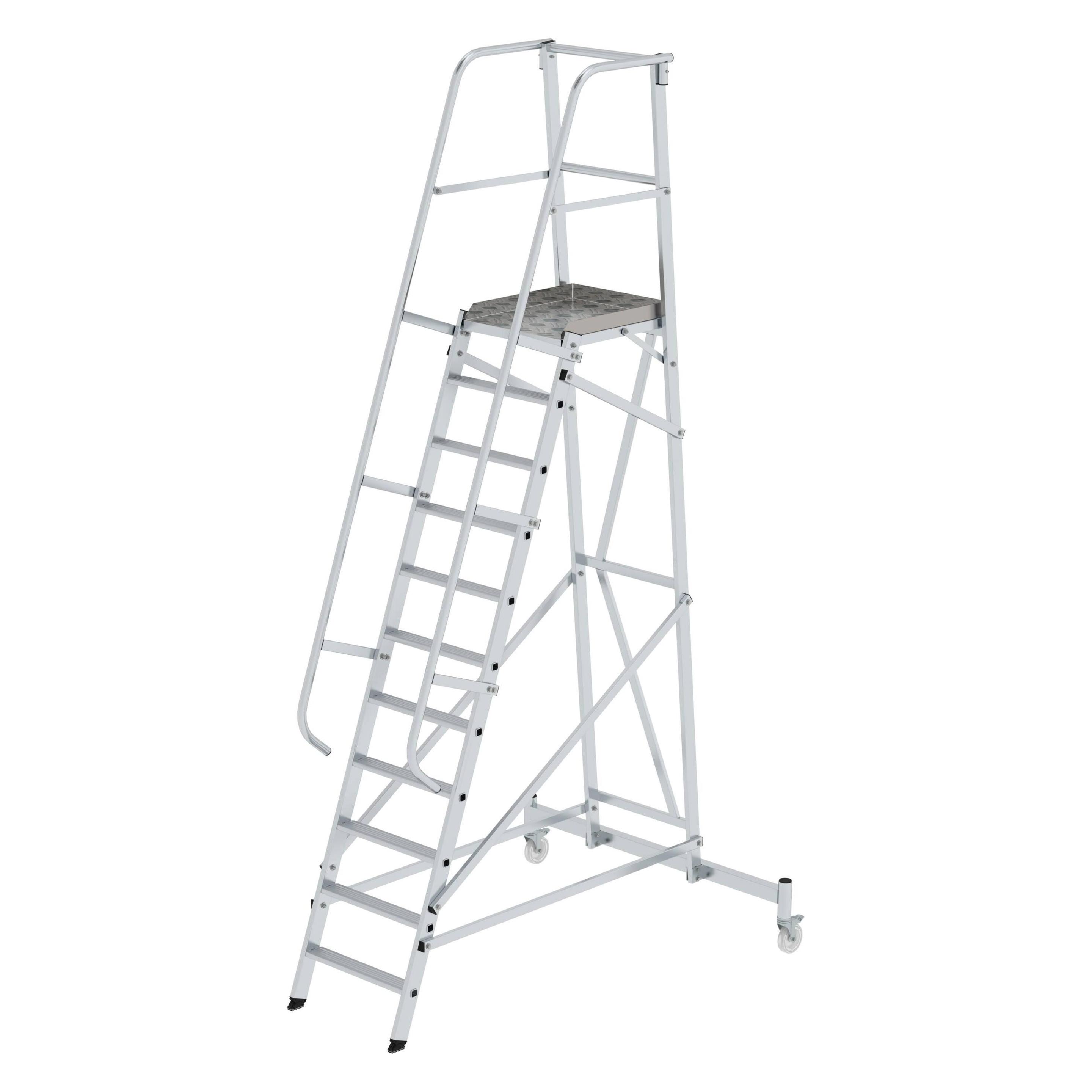 Munk Plattformleiter fahrbar 11 Stufen (Plattformleiter, 60 cm) (052511)