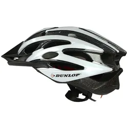 Dunlop - MTB Fahrrad- Helm in. L (weiß/schwarz)