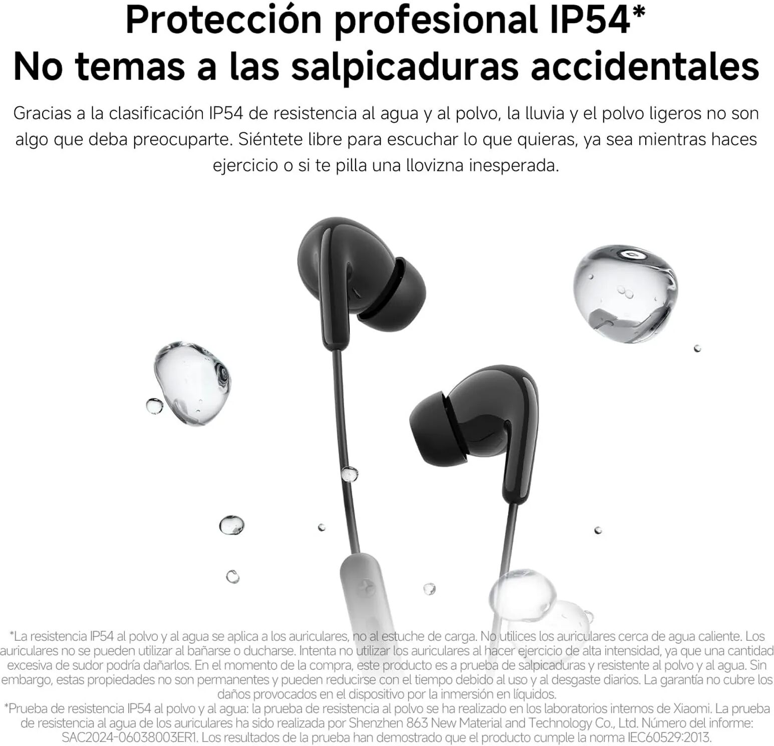 Xiaomi Auriculares Tipo-C Negro / Auriculares Inear Con Cable