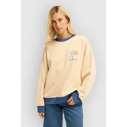 Billabong Le Love Surf Crew Sweater white cap Gr. XS