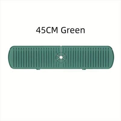 Uplifted Finds Premium Silicone Sink Splash Guard Kitchen Tap Drain Mat & Drip Catcher Tray m Green