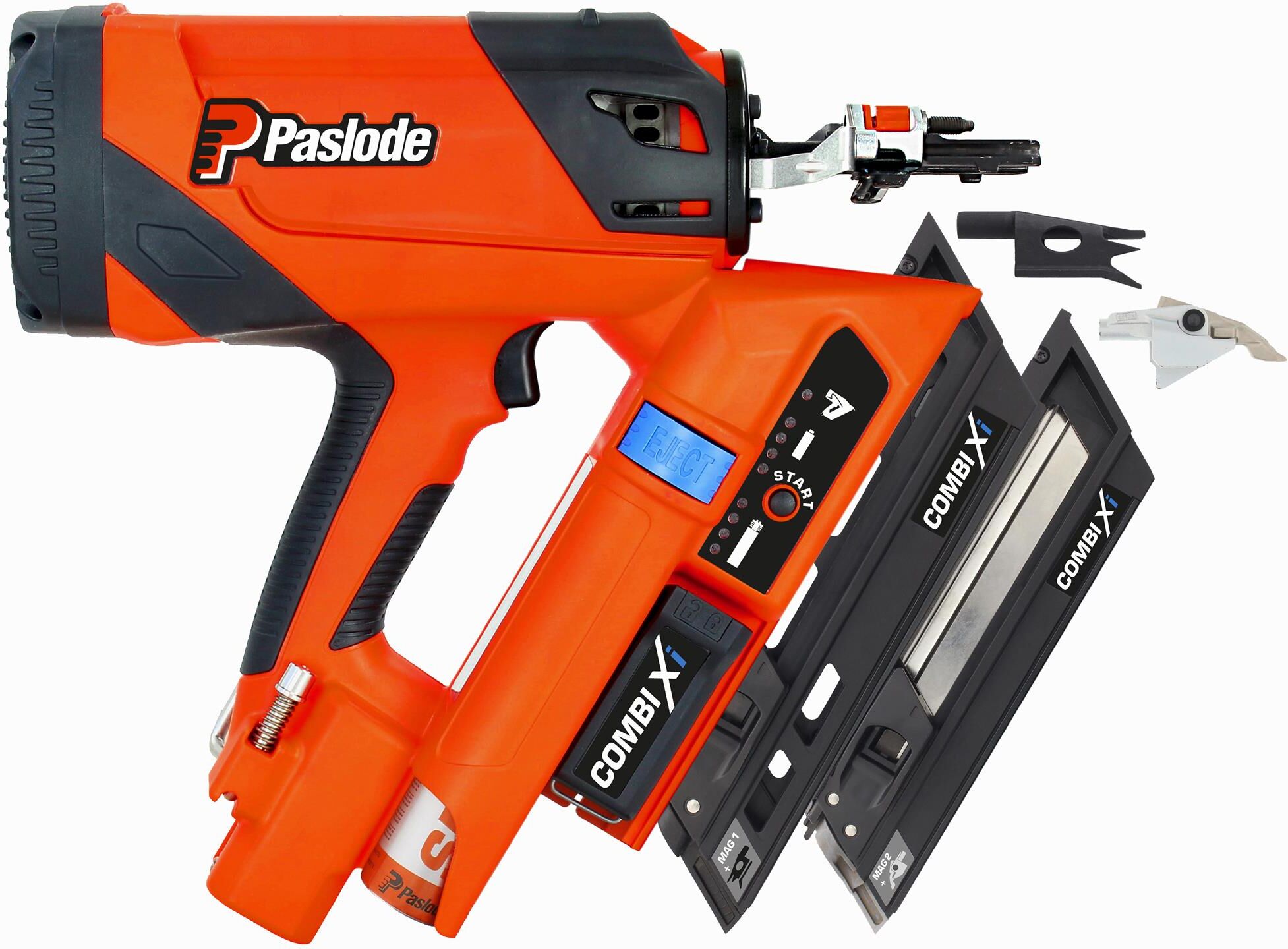 Cloueur gaz COMBI Xi + batterie 2,1 Ah + chargeur + coffret SPIT PASLODE 014005