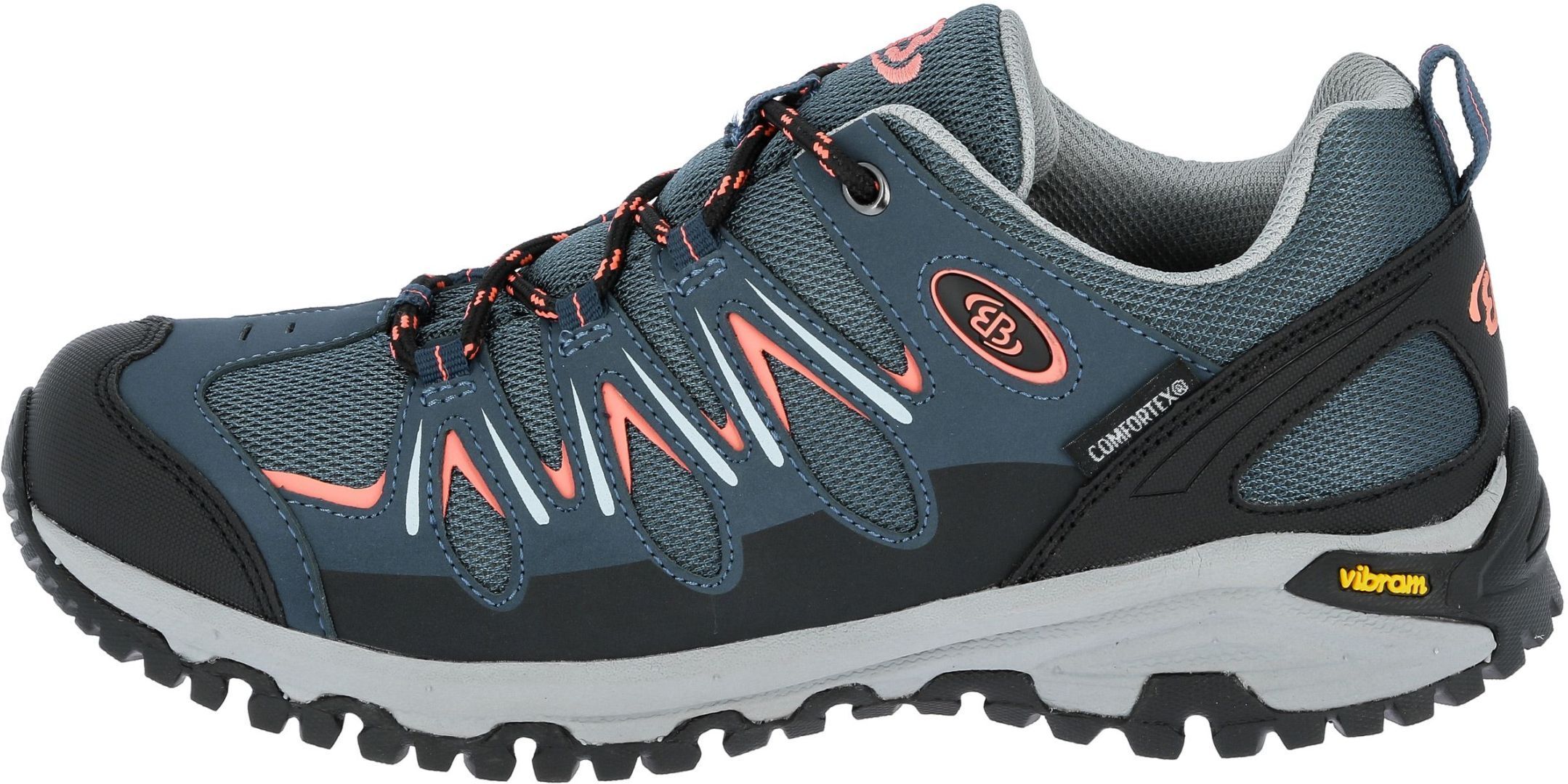 Trekkingschuh BRÜTTING "Outdoorschuh Expedition", Damen, Gr. 41, Textil, blau, Synthetik, Schuhe Trekkingschuh blau 41, Textil