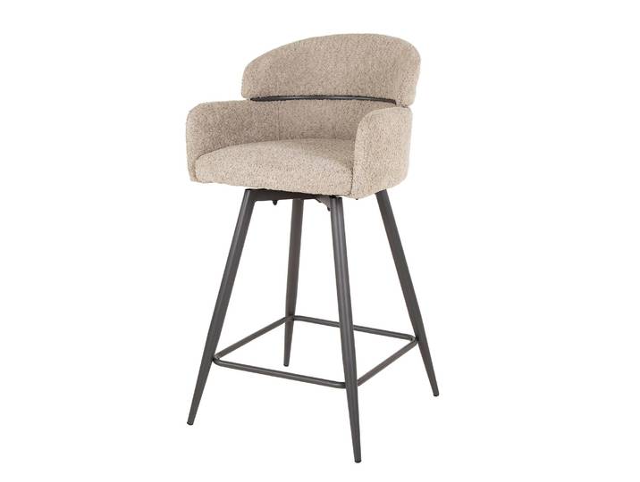2er Set Clemento Curva Barstuhl drehbar