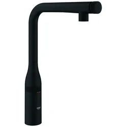 GROHE Essence SmartControl Spültischbatterie, Ausladung 199mm, herausziehbar, schwenkbar, phantom black, 31928KF0