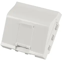 EFB ET-25027 Zentralplatte 45x45mm für 1 Keystone, Auslass gewinkelt ET25027
