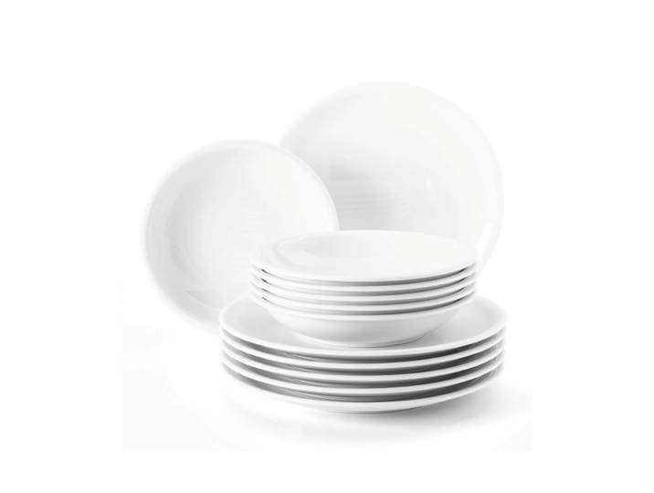 Seltmann Weiden Service de table Compact 12 pièces Blanc