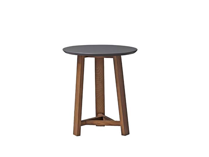 JVmoebel Beistelltisch Beistelltisch in Granitoptik und Holzdesign für modernes Wohnen (Beistelltisch), Made in Europa