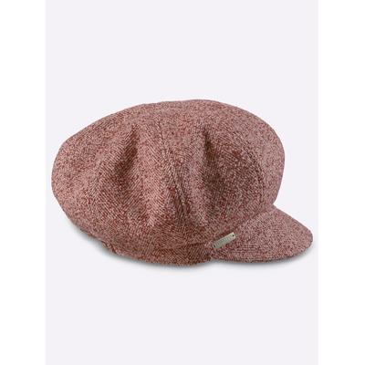 Ballonmütze CASUAL LOOKS, Damen, rosa (bordeaux, meliert), Kunstfaser, Mützen