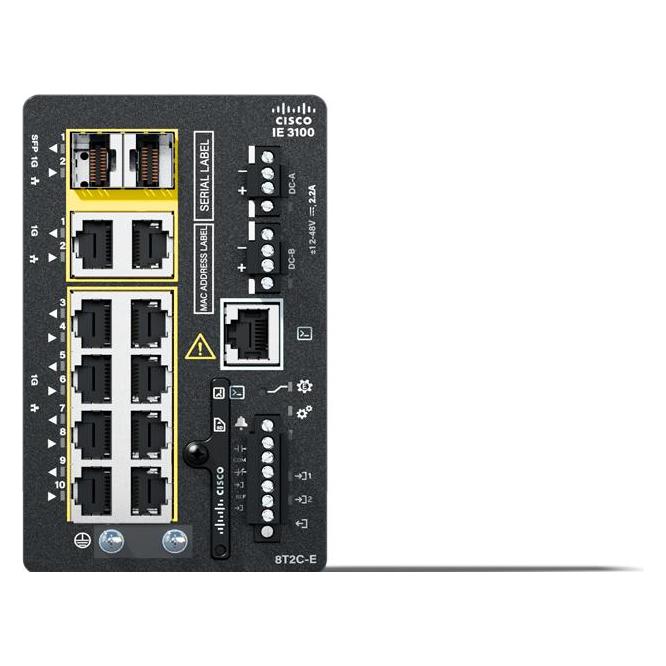 Cisco IE3100 W/8GE POE+ 2GE (IE-3100-8P2C-E)