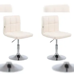 CLP 2er Set Lounger Palma V2 Kunstleder creme