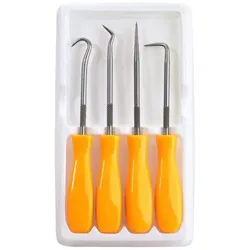 Bahco, Meissel, Miniatur-Werkzeug-Satz mit Haken/Anreisswerkzeugen/Pickeln, 150 mm, 4-teilig
