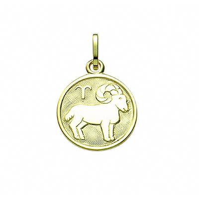 Sternzeichenanhänger ADELIA´S "Sternzeichen Anhänger Widder 333 Gold ( 8K )", gold, Schmuckanhänger, Damen, Widder, Gold, Goldanhänger Widder