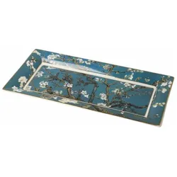 Goebel, Dekoschale, Schale Vincent van Gogh - Mandelbaum blau, New Bone China, Bunt, 24 x 12 cm, 67062491