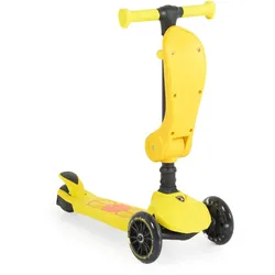 Moni Kinderroller 2 in 1 Lamborghini Laufrad, Lenkerhöhe verstellbar, klappbar gelb
