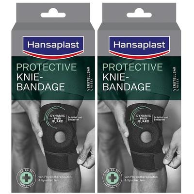Hansaplast Knie-Bandage verstellbar 2x 2x1 St Bandage(s)