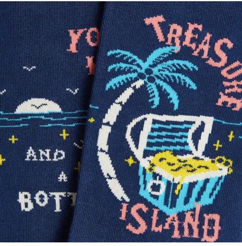 Jimmy Lion Calcetines Treasure Island Azul L Unisex