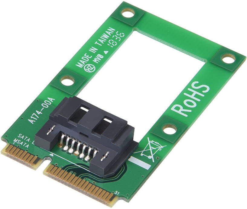InLine Delock MiniPCIe Konverter mSATA full size - 7 Pin