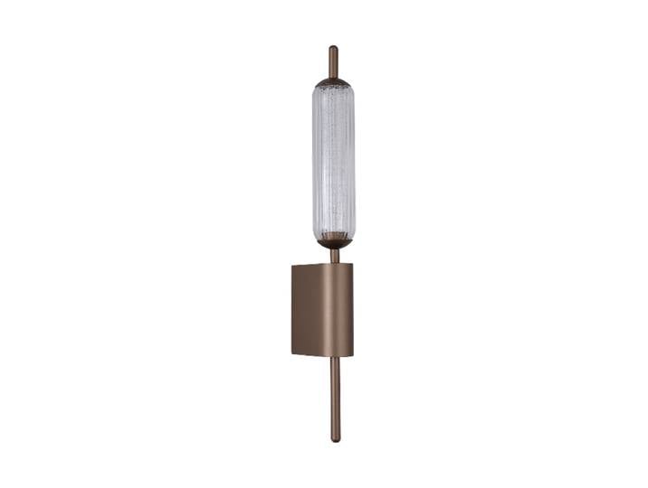Design LED Wandlampe Cattail Warm Gold, Tranparent Searchlight